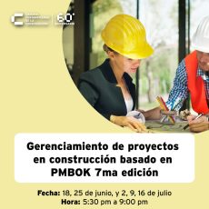 Taller: Gerenciamiento de proyectos en construcción basado en PMBOK 7ma edición