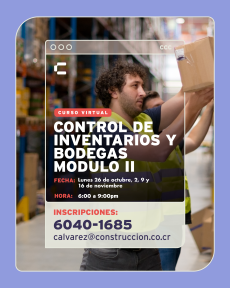 CONTROL DE INVENTARIOS Y BODEGAS MODULO II