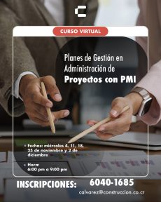 Planes de Gestión en Administración de Proyectos con PMI